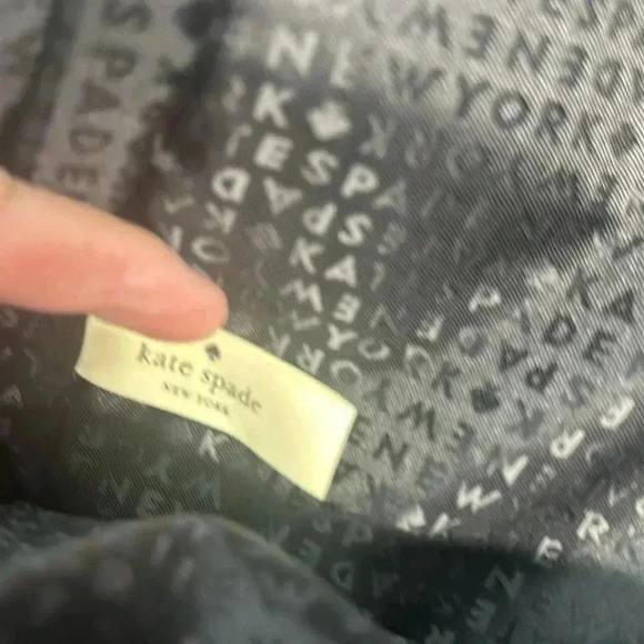 Kate Spade Small Black Pebbled Leather Backpack Gold Hardware - Picture 9 of 15